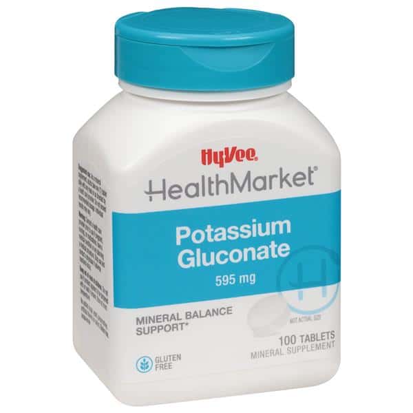Hy-Vee HealthMarket Potassium 99mg Dietary Supplement Tablets | Hy-Vee