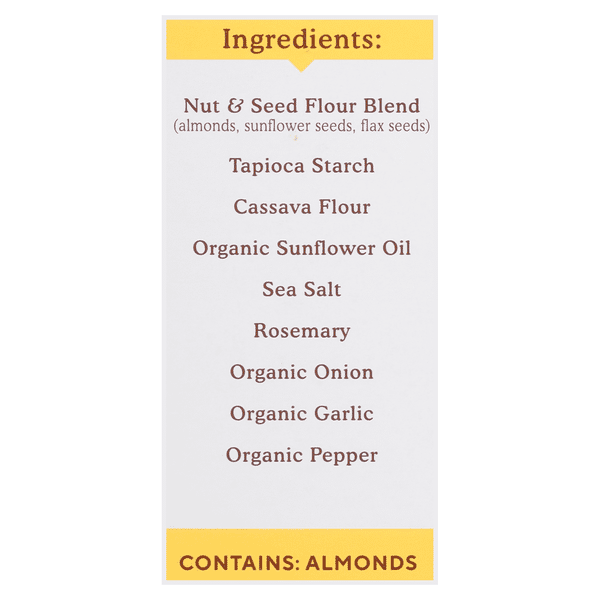 Simple Mills Almond Flour Rosemary & Sea Salt Crackers Family Size 7 oz ...