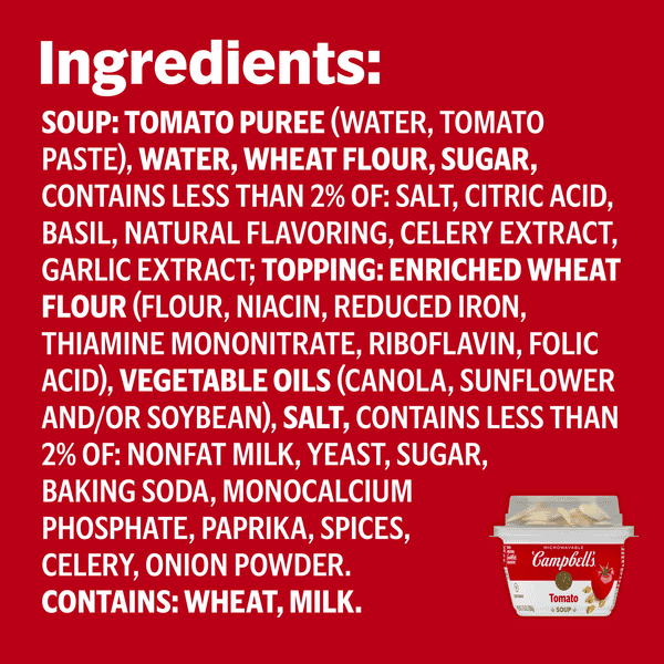 Campbell's Soup, Classic Tomato with Original Goldfish