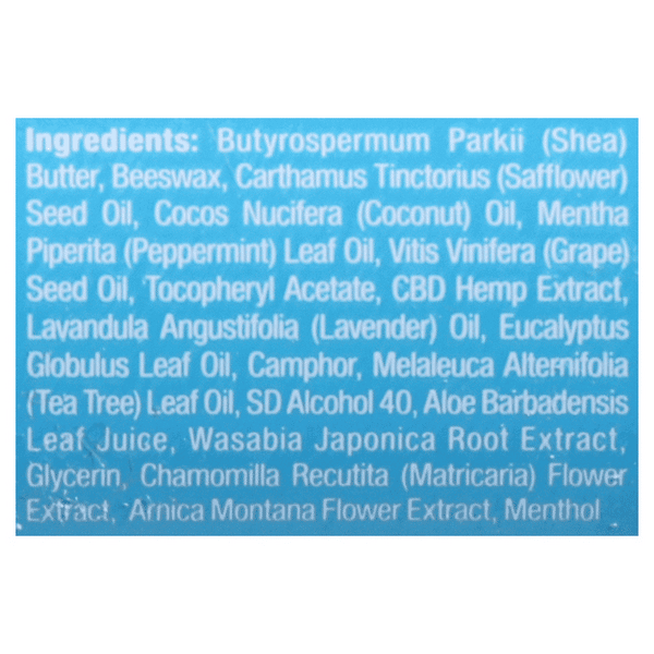 TR Groove　CBD BALM 50g CBD Muscle Balm | 8000mg, Full Spectrum, Natural Ingredients
