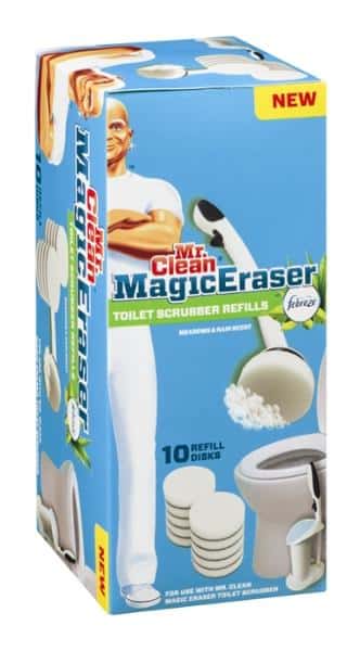 Mr. Clean Toilet Scrubber Refills, Febreze, Meadows & Rain