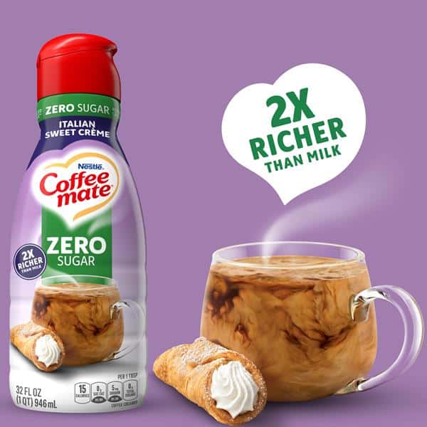 Coffee mate Zero Sugar Italian Sweet Creme Liquid Coffee