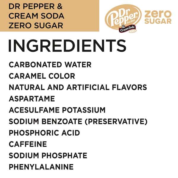 Dr Pepper and Cream Soda Zero Sugar, 12 Pack | Hy-Vee Aisles
