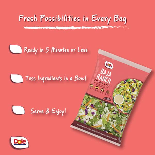 Dole Baja Ranch Chopped Kit | Hy-Vee Aisles Online Grocery Shopping
