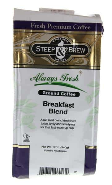 Steep & Brew Always Fresh Ground Coffee Breakfast Blend | Hy-Vee Aisles ...