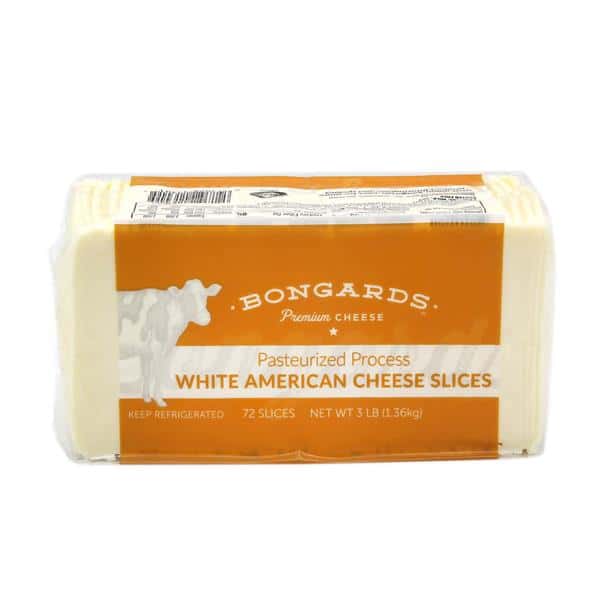 Bongards White American Cheese Slices 72Ct | Hy-Vee Aisles