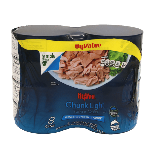 ブラインド Tuna Hy-Vee Chunk Light Tuna in Water 8ct | Hy-Vee Aisles Online