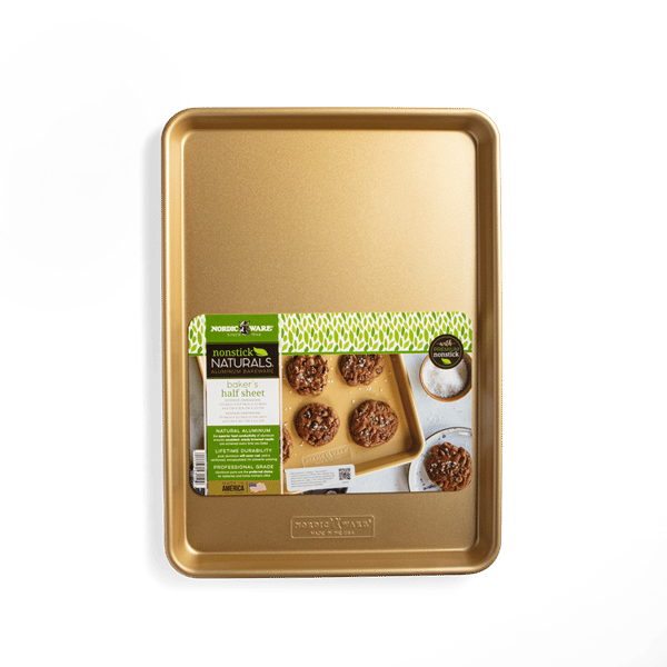 Nordic Ware Naturals Gold Nonstick Half Sheet Pan - Thumbnail 3