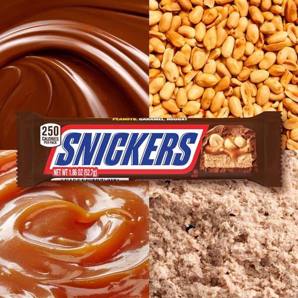 SNICKERS Full Size Chocolate Candy Bar, 1.86 oz Bar | Hy-Vee