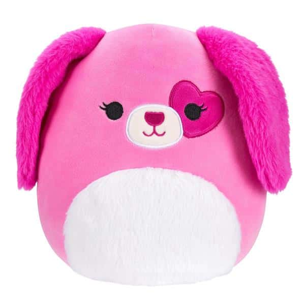 Squishmallow Pink Dog with Heart Eye Patch | Hy-Vee Aisles