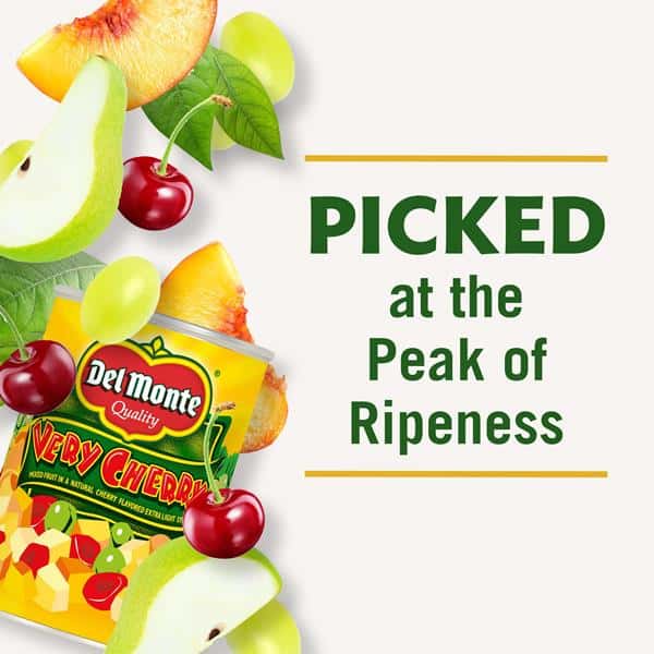 Del Monte Very Cherry Flavored Mixed Fruit In Extra Light Syrup | Hy ...