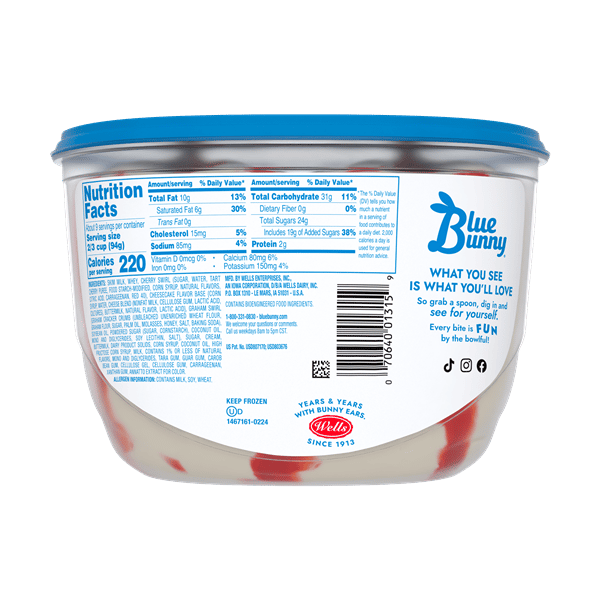 Blue Bunny Cherrific Cheesecake Frozen Dessert | Hy-Vee