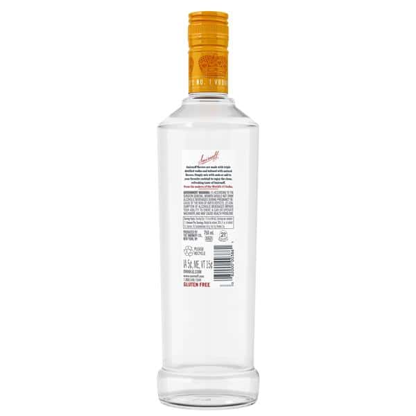 Smirnoff Smirnoff Vodka Triple Distilled Recipe No. 21 80 Proof - 750