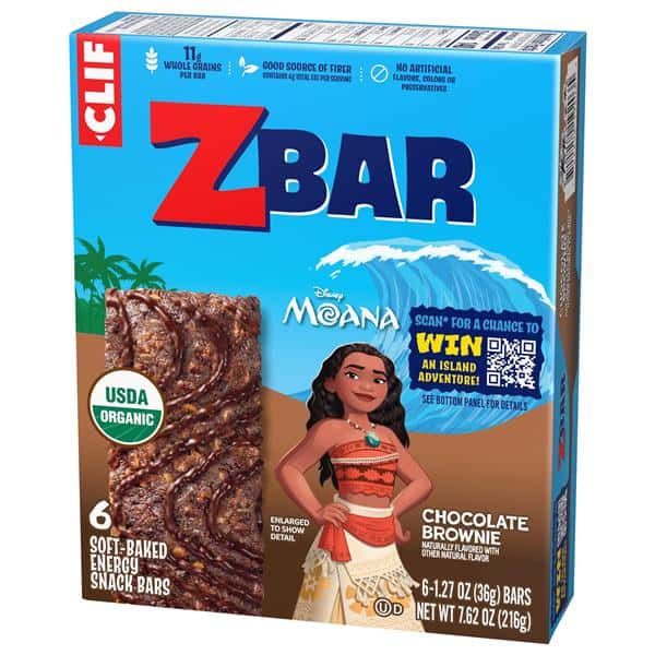 CLIF Kid ZBAR Organic Chocolate Brownie 6-1.27 oz Bars | Hy