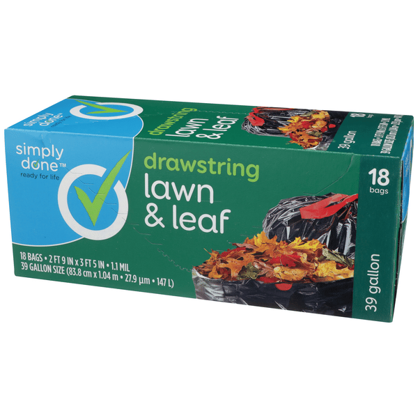 バッグ always do what you should do waste store 8-9 Gallon Drawstring Garbage Bags | TRA175WH | Plasticplace