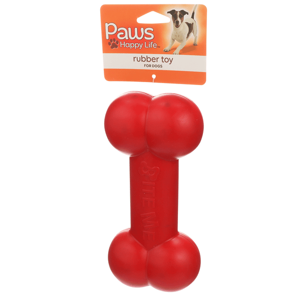 Paws Happy Life Rubber Toy For Dogs Makes Noise Hy-Vee Aisles