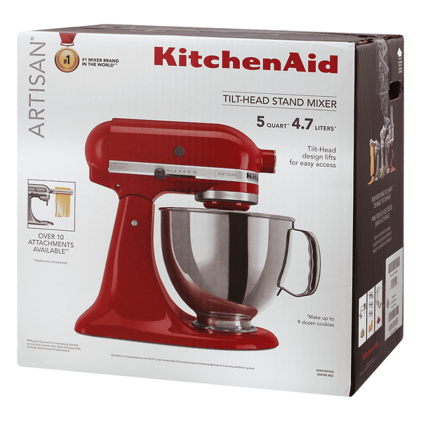 KitchenAid 5Qt Red Tilt Head Stand Mix | Hy-Vee Aisles