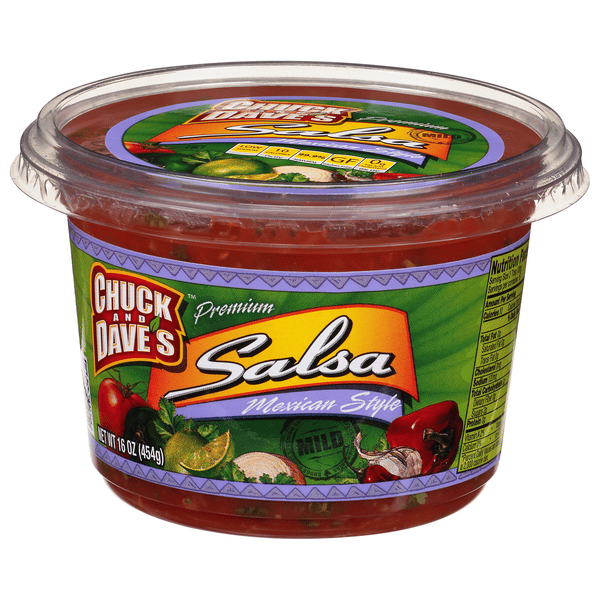salsa様 Chuck And Dave's Salsa, Premium, Mild, Mexican Style | Hy