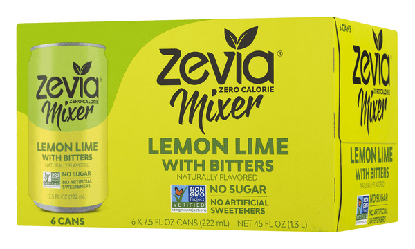 Zevia Mixer, Lemon Lime with Bitters 6 Pack | Hy-Vee Aisles