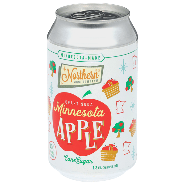 Apple soda Northern Soda Company, Minnesota Apple Craft Soda 4Pk | Hy