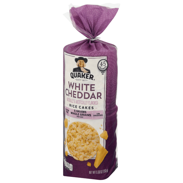 Quaker White Cheddar Rice Cakes | Hy-Vee Aisles Online
