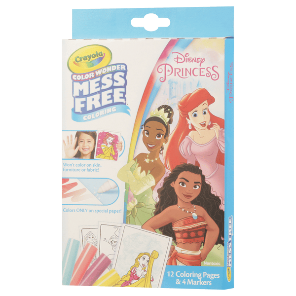 Crayola Color Wonder Mess Free Coloring, Disney Princess, Coloring