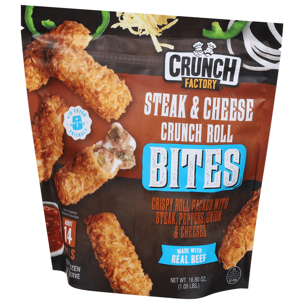 Crunch Factory Crunch Roll Steak & Cheese Bites 16.80 oz | Hy-Vee ...
