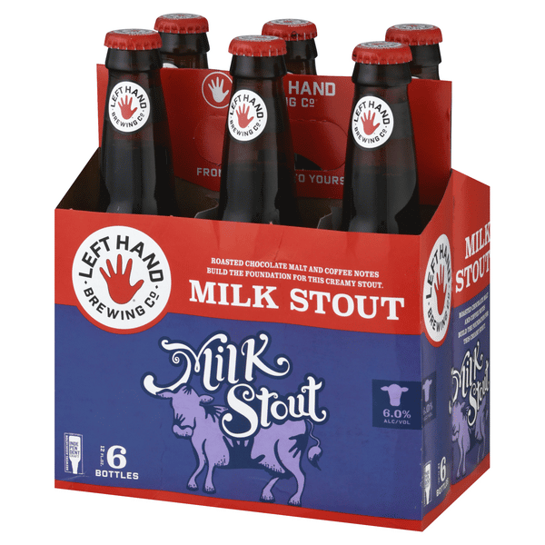Left Hand Brewing Milk Stout Sweet Stout 6Pk | Hy-Vee Aisles Online ...