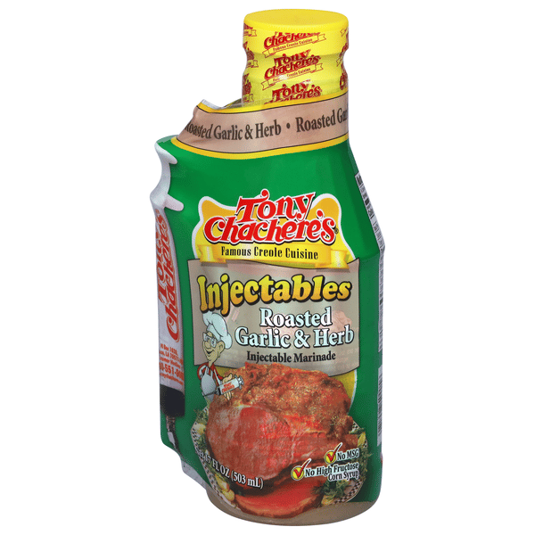 Tony Chachere's Injectables Roasted Garlic & Herb Marinade | Hy-Vee ...