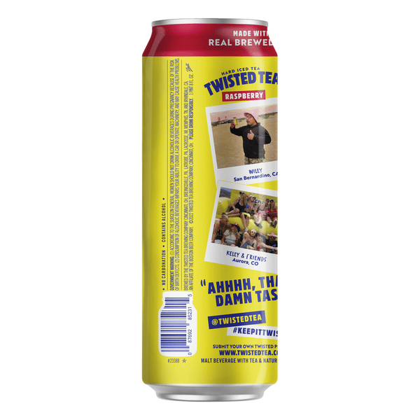 Twisted Tea Raspberry, Hard Iced Tea | Hy-Vee Aisles Online Grocery ...