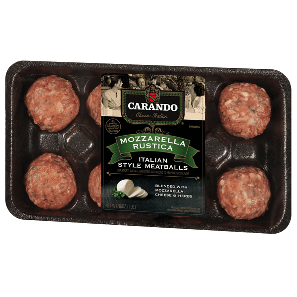 Carando Mozzarella Rustica Italian Style Meatballs | Hy-Vee Aisles ...