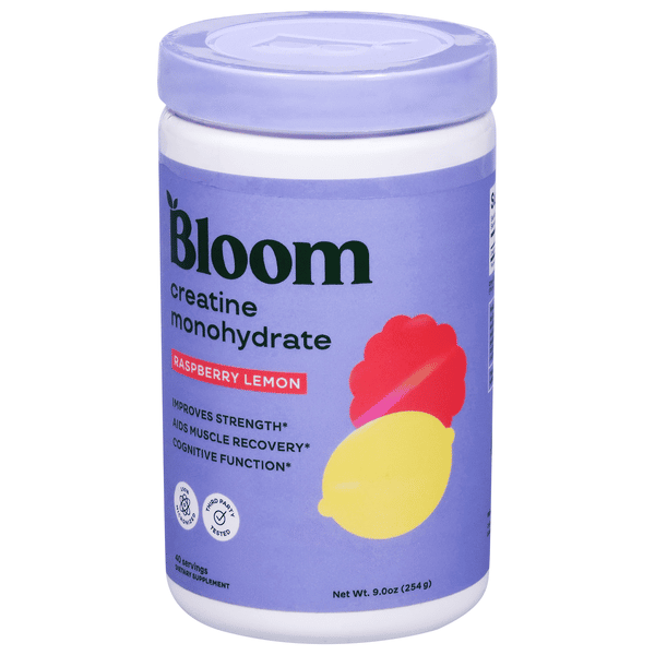 Bloom Raspberry Lemon Creatine Monohydrate 9.0 oz | Hy-Vee Aisles ...