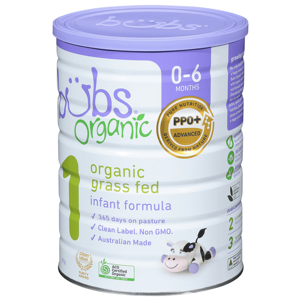 Bubs Organic 1 (0-6 Months) Infant Formula 800g | Hy-Vee