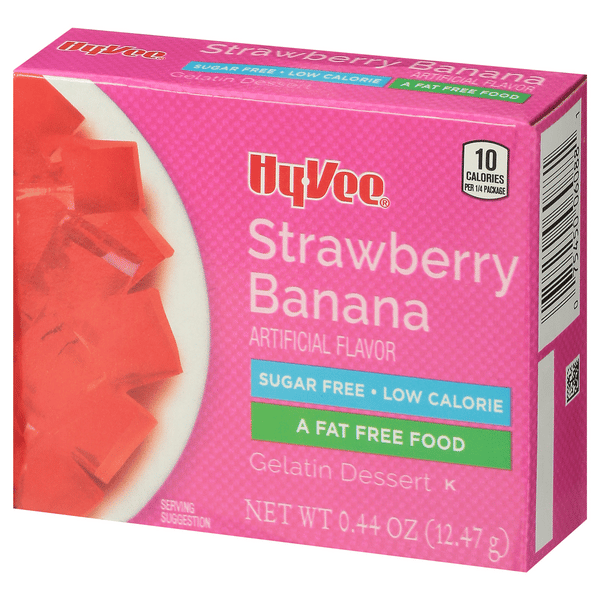 Hy-Vee Sugar Free Strawberry Banana Gelatin Dessert | Hy-Vee Aisles ...