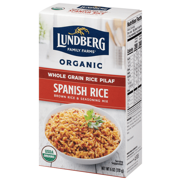 Lundberg Organic Whole Grain Spanish Rice & Seasoning Mix | Hy-Vee ...