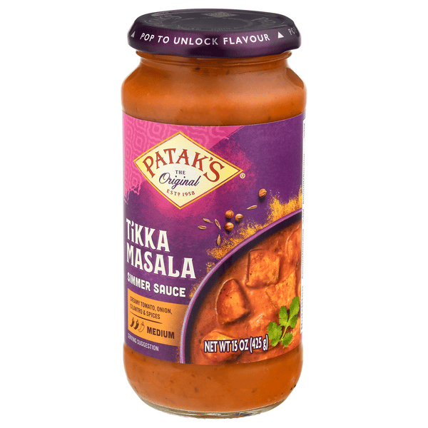 Patak's Tastes of India Simmer Sauce Medium Tikka Masala Curry | Hy-Vee ...