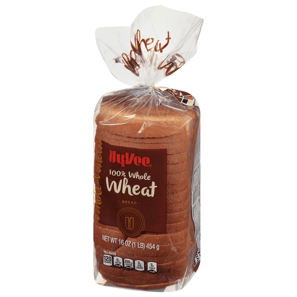 Hy Bread Hy-Vee 100% Whole Wheat Bread | Hy-Vee Aisles Online Grocery Shopping