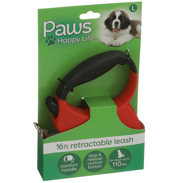 Paws Happy Life Retractable Leash For Large Dogs Up to 110 Lbs