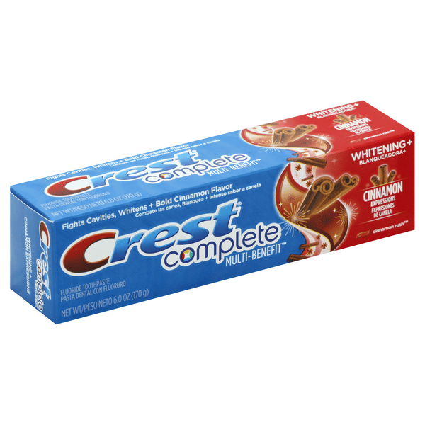 Crest Complete Plus Whitening, Cinnamon Expressions Toothpaste | Hy-Vee ...