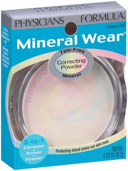 Physicians Formula Mineral Wear 7037 Translucent Talc-Free