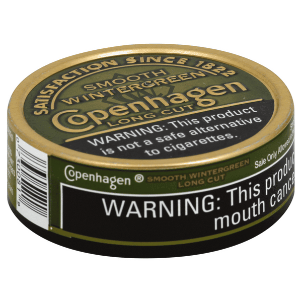 COPENHAGEN LONG CUT SMOOTH WINTERGREEN