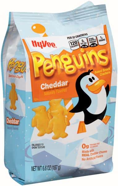 【値下げ】salakauppa egg&chick COMPANY フィンランド Hy-Vee Penguins Cheddar Baked Snack Crackers | Hy-Vee Aisles