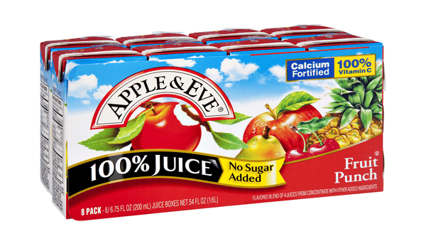 Apple & Eve Fruit Punch Juice 100% Juice 8-6.75 fl oz | Hy