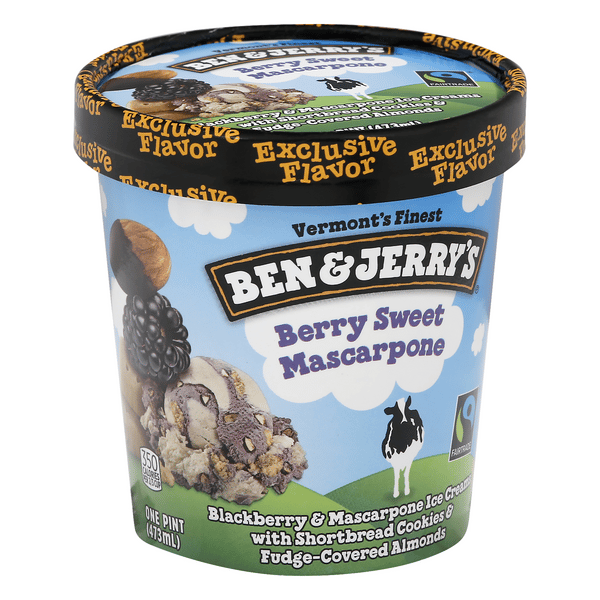 Disney - gelatoページ Ben & Jerry's Berry Sweet Mascarpone Ice Cream | Hy-Vee