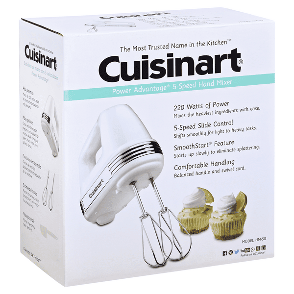 キッチン家電 Cuisinart 5-Speed Electronic Hand Mixer Amazon.com: Cuisinart HM-50BK Power Advantage 5-Speed Hand