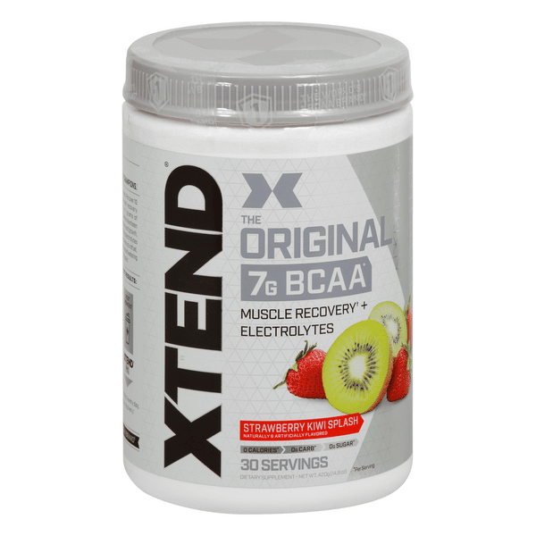 Xtend BCAA Powder, Strawberry Kiwi Splash | Hy-Vee Aisles