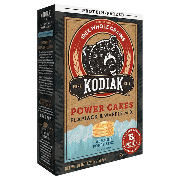 Kodiak Almond Poppy Seed Flapjack & Waffle Mix | Hy-Vee