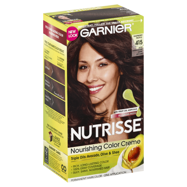 Usmagazine Mahogany Raspberry Garnier Nutrisse Nourishing Color Creme 415 Soft Mahogany Dark Brown ...