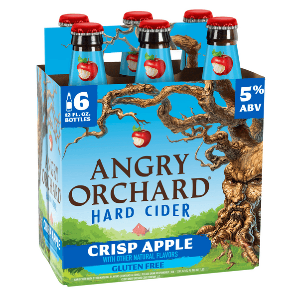 Angry Orchard Crisp Apple Hard Cider, Spiked 6pk | Hy-Vee