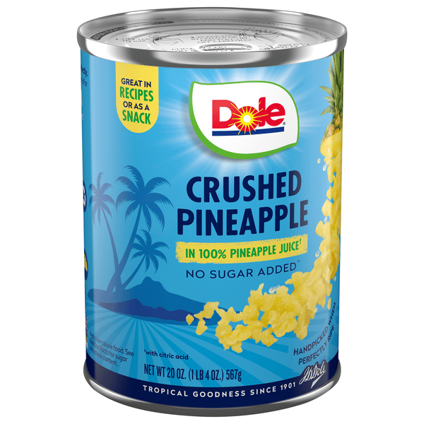 Dole Crushed Pineapple In 100% Pineapple Juice | Hy-Vee